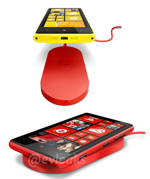 Twitter / evleaks: Nokia Lumia Charging Pad...